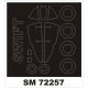 1/72 Supermarine Swift FR.5 Paint Mask for Airfix kit