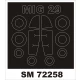 1/72 Mikoyan MiG-29A Fulcrum Paint Mask for Trumpeter kit