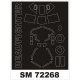 1/72 Bristol Beaufighter TF.X Paint Mask for Airfix kit