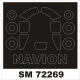 1/72 North-American L-17A Navion Paint Mask for Valom kit