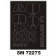 1/72 Dassault Mirage F1 Paint Mask for Special Hobby kit