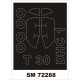 1/72 DHC-1 T-30 Paint Mask for AZ-Model Kits
