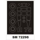 1/72 Curtiss H-75 Paint Mask for AZ-Model Kits