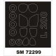 1/72 L-200 Morava Paint Mask for AZ-Model Kits