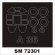 1/72 A-36 Apache Paint Masks for Brengun kits (outside)