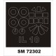 1/72 IL-10 Paint Masks for Fly kits (outside)