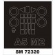 1/72 Mitsubishi A5M-2B Claude Paint Masks Paint Masks for Clear Prop Models (outside)