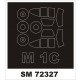 1/72 Mraz M-1C Paint Masks for KP Models (outside)