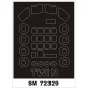 1/72 Scottish Aviation Twin Pioneer Paint Masks for Valom kits (outside)