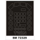 1/72 Scottish Aviation Twin Pioneer Paint Masks for Valom kits (outside)