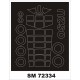 1/72 OS2U Kingfisher Paint Mask for AZ-Model kits (outside)