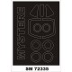 1/72 SMB-2 Super Mystere Paint Mask for Azur kits (outside)