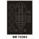 1/72 DB-8A/3N Canopy and Wheel Masks for Special Hobby kits (Outside)