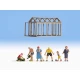 HO Scale In the Garden (building & figures)