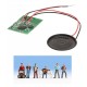 HO Scale Street Musicians Figures w/Sound