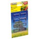 HO Scale Rail Fencing (Length: 970mm, Height: 14mm)