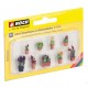 HO Scale Ornamental Plants in Pots