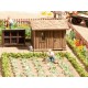 HO Scale Orchard Set (6 rhubarbs, 24 strawberries, 4 virginia creepers)