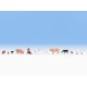 HO Scale Farm Animals (12 figures)