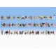 HO Scale Mega Economy Set "Sitting People" (60 Figures, without Benches)