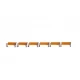 N Scale Benches (6pcs) Assembled and Painted Miniatures