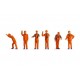TT Scale Shunting Staff (6 figures)