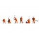 TT Scale Railway Construction Crew (6 figures)