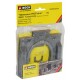 HO Scale Unnel Portal for Single Track (13.5 x 12.5 cm)