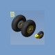 1/32 Spitfire Wheels Set (5 Spoke, Smooth Tyres, No Mask)
