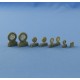 1/48 Wheels & Weighted Tyres for Messerschmitt Bf.109 B.C.E early ("Metzeler" tyres)