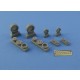 1/48 F-4C / F-4D / F-4E / F-4F Phantom II Wheels Set (No Mask Series,14 Resin Parts+2 PE)