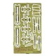 1/48 WWII Messerschmitt Bf-109 F-2 / F-4 Safety Belts and Rudder Pedals