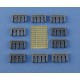 1/350 WWII USN Life Rafts for Battleships Class Iowa (30pcs, Resin+PE)