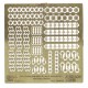 1/700 Handwheels, Ships Davits Fly Wheels Annunciators, Keel Blocks, Life Buoys 
