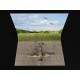 1/48 Airfield Tarmac Sheet: Battle of Britain Airfield Set #2 Grass Wall w/3D Component