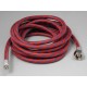 1/8" 10-Foot Nylon Braided Air Hose w/Couplings