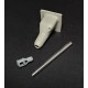 1/35 StuG IIIG Topfblende MG Mantlet with KwK40 Gun (Early muzzle brake)