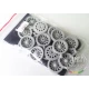 1/35 Late "Spider" Wheels for WWII Soviet T-34/54 Tanks (10pcs)
