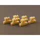 1/35 Burn out Return Rollers for WWII Soviet KV-I/II Tanks (6pcs)