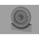 1/35 Road Wheels for WWII German FlaK/Nebelwerfer Trailers (Commercial Pattern A)(2pcs)