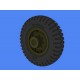 1/35 WWII Bedford QLC Road Wheels (Avon, 4pcs)