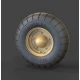 1/35 Volkswagen Kubelwagen Balloon Road Wheels (Dunlop)