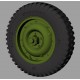 1/35 US Willys MB Jeep Firestone Road Wheels