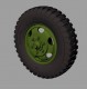 1/35 US M35 & M109 Trucks Road Wheels (Firestone)