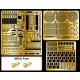 1/35 Panther Ausf.G Detail-up Set for Tamiya 35170/35174/35176/35203 (3 PE+Metal Parts)