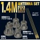 1/35 German Tank 1.4M Antenna Set