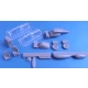 1/72 Supermarine Spitfire PR Type C-G Conversion Set + Vacu Canopy + Decals for Airfix kit