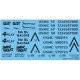 Decals for 1/35 USMC M1 Names Part.1