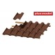 1/35 Italian-style Roof Tiles Type II (44pcs, approx 36 x 60 mm)