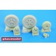 1/32 Mikoyan-Gurevich MiG-21 Wheels Early